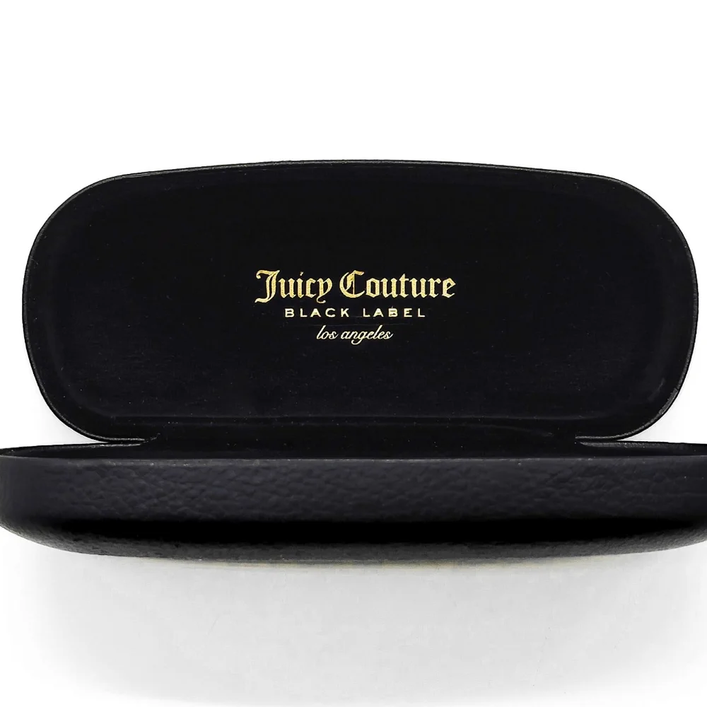 New Juicy Couture Black Label Los Angeles Hard Clam Shell Eyeglass Case